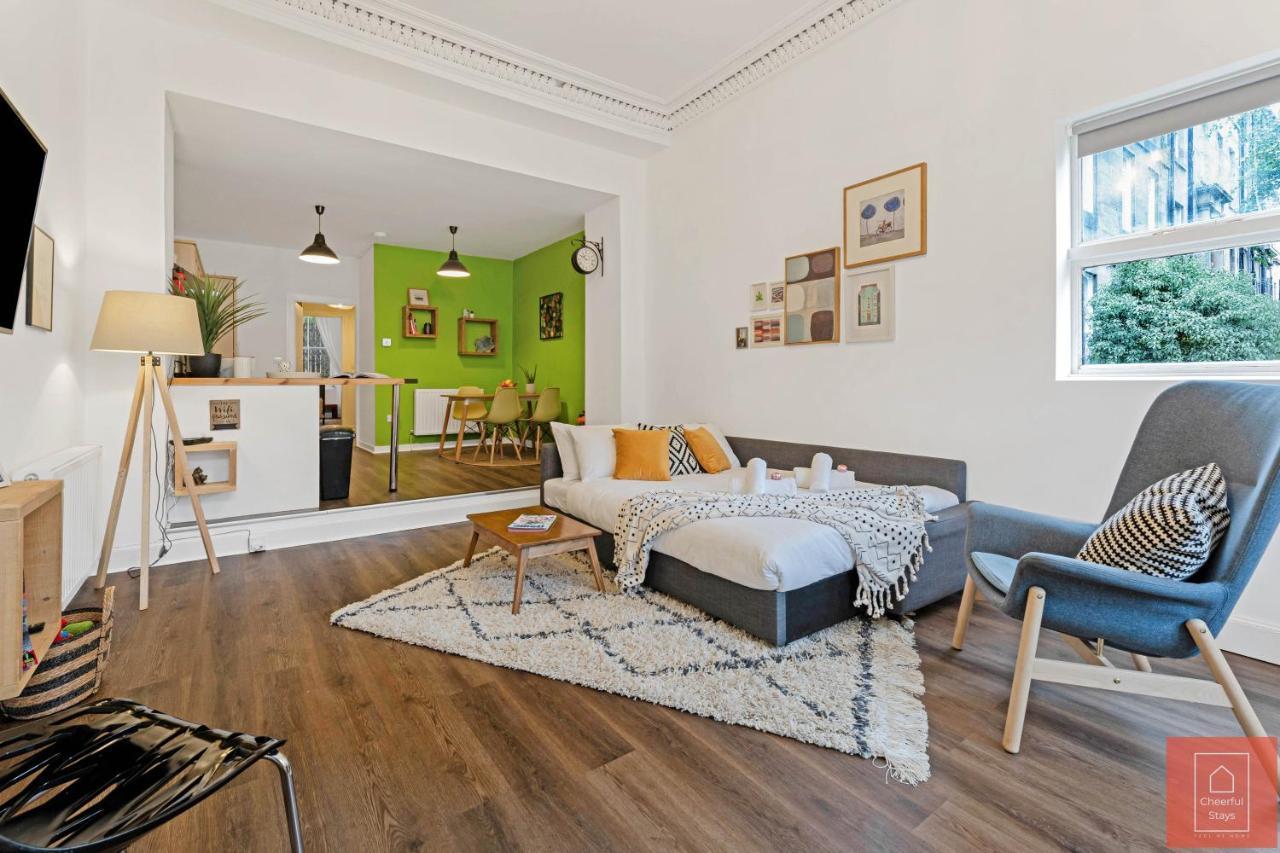 Cheerful Stays: Spacious Flat In Vibrant Leith Edimburgo Exterior foto